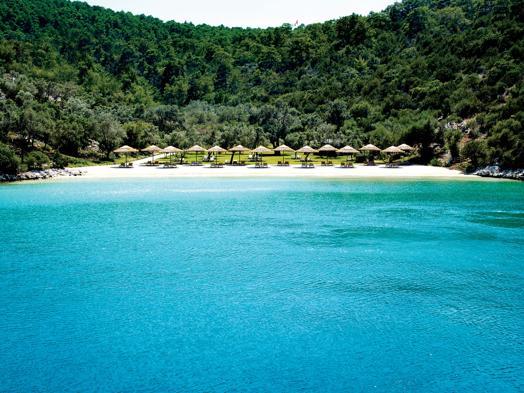 Beach at Mandarin Oriental Cennet Koyu