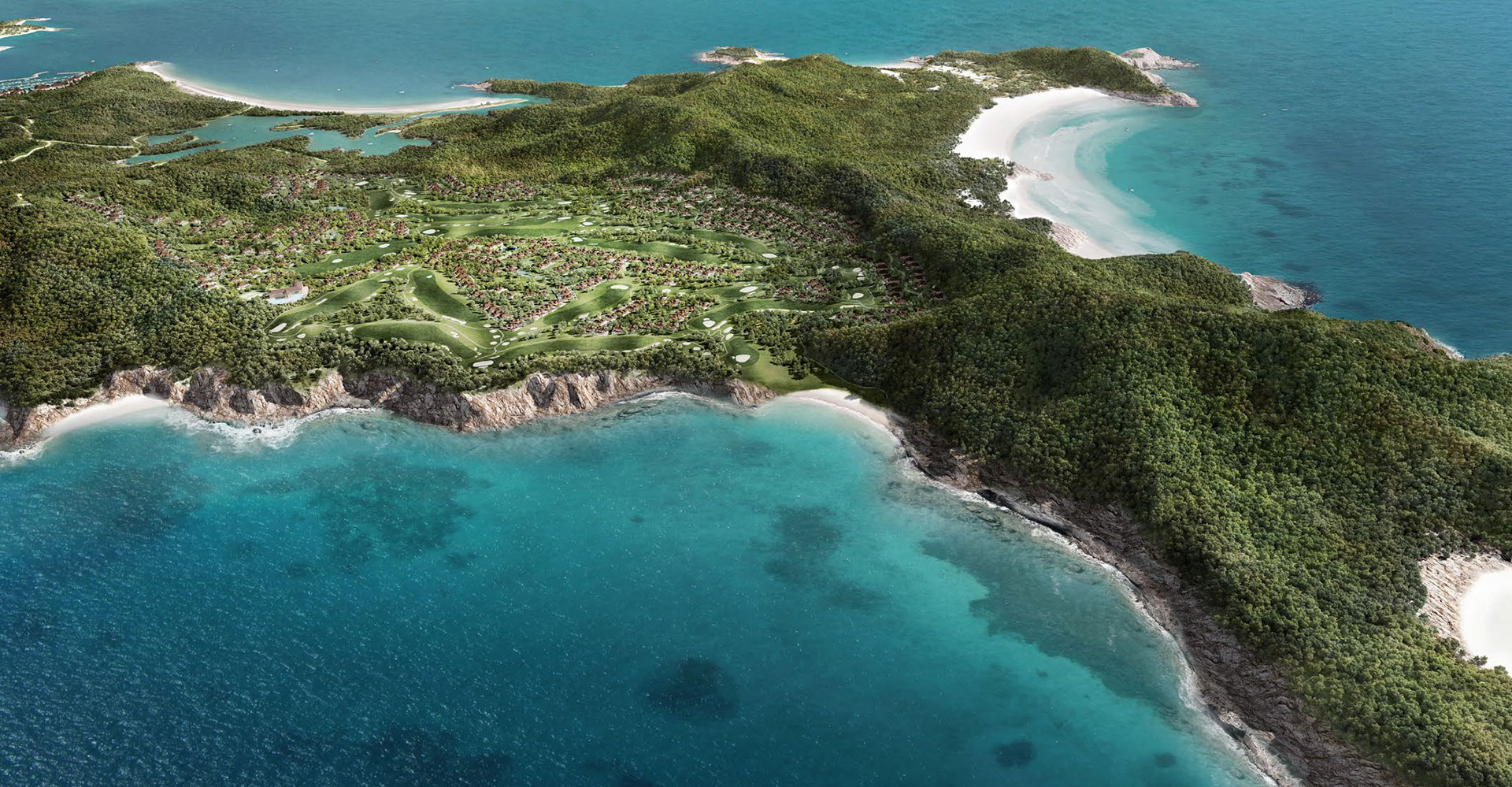 Great Keppel Island - Great Barrier Reef Australia WATG - Aerial 2