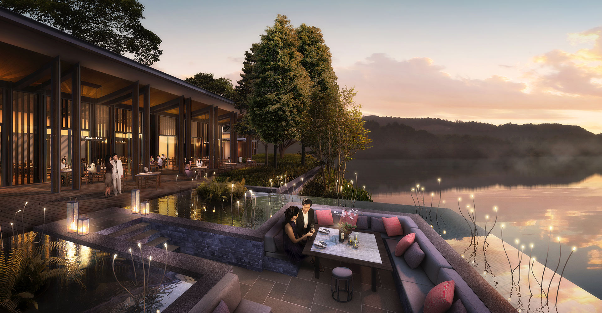 Xianhai Boutique Resort - Mianyang China - WATG - Dining