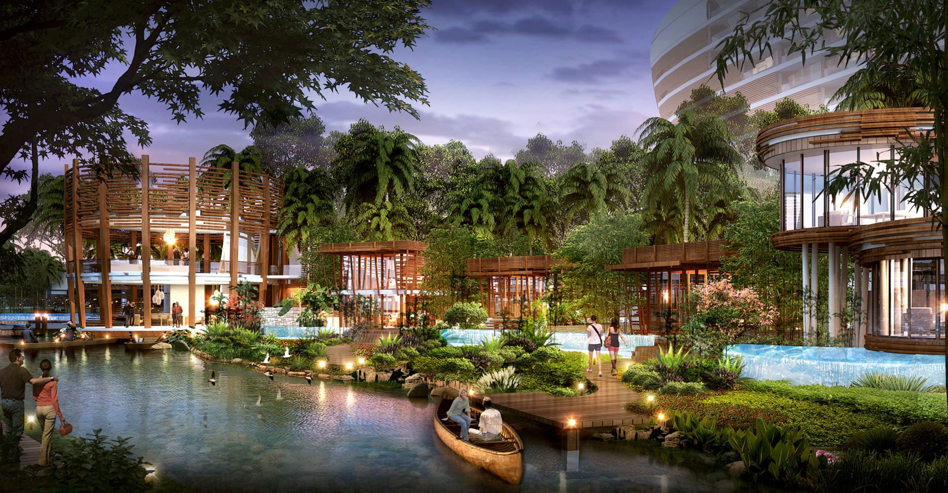 Yanlord Crowne Plaza Resort China WATG Waterway