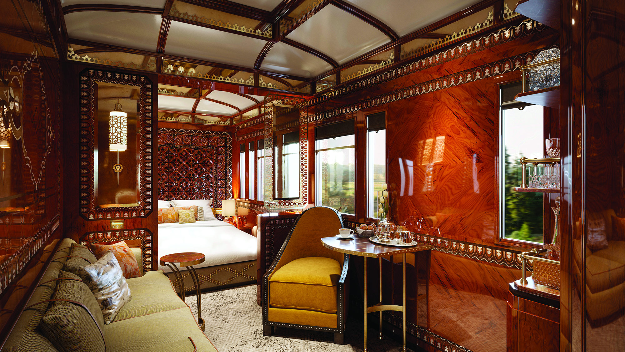 Venice Simplon-Orient-Express - In amongst the ornate carriages