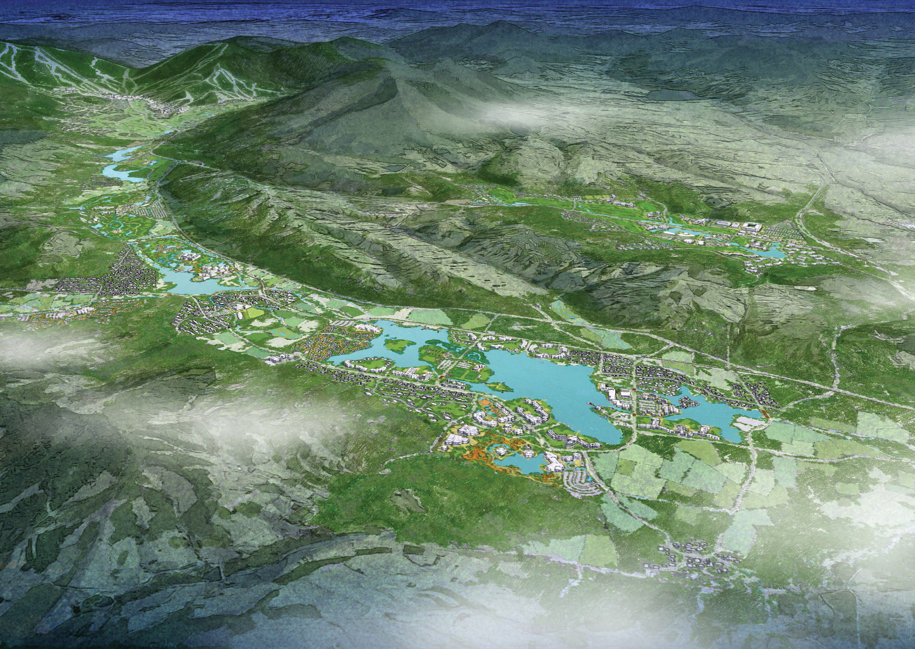 Bei Da Hu Regional Plan Creating a road map for a region’s long-term growth and resilience by balancing social, economic and environmental needs.