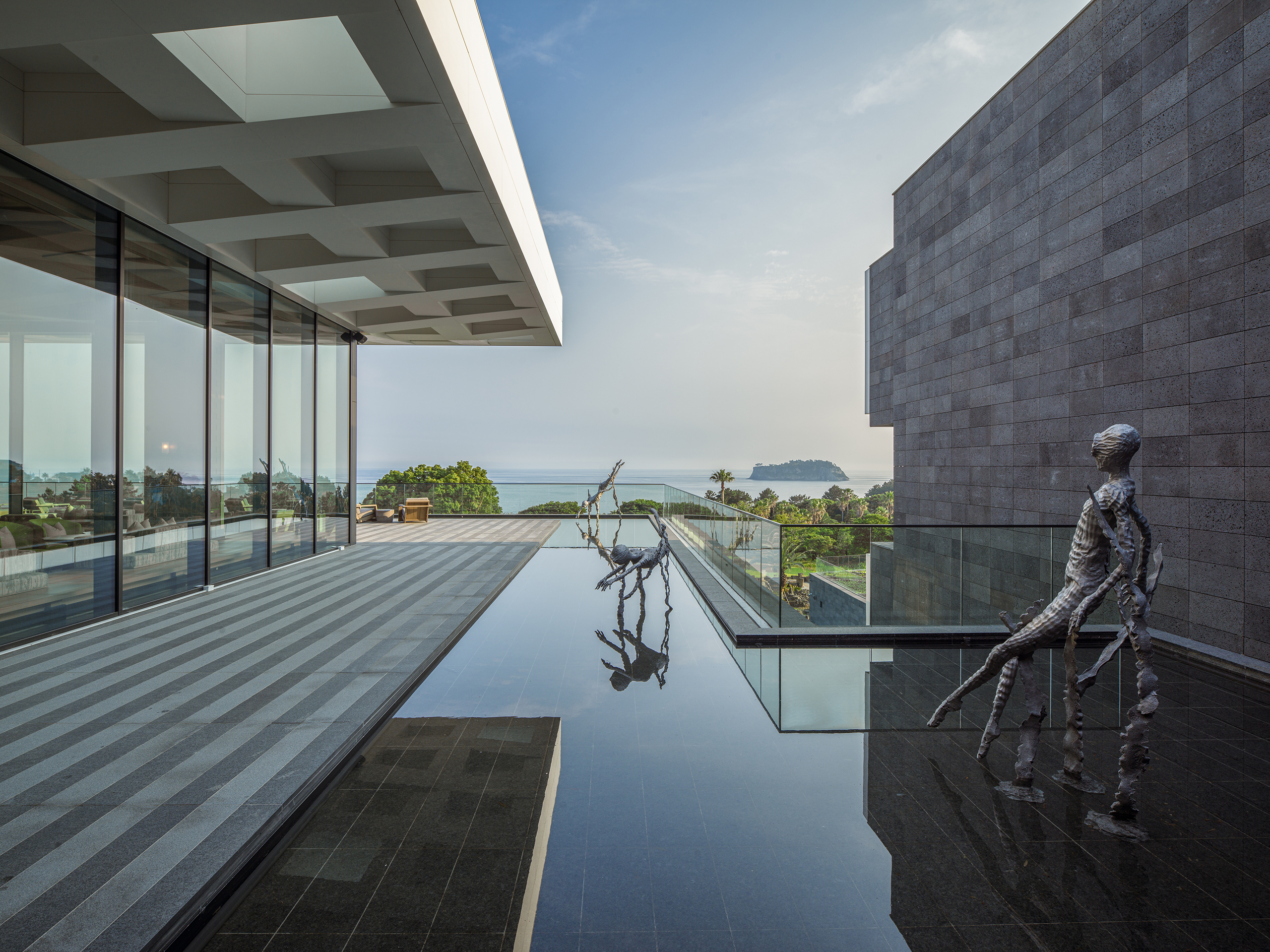 JW Marriot Jeju architecture out to sea to Jeju island with sculptures - hospitality trends - 2023 Wrapped: A Year in Review