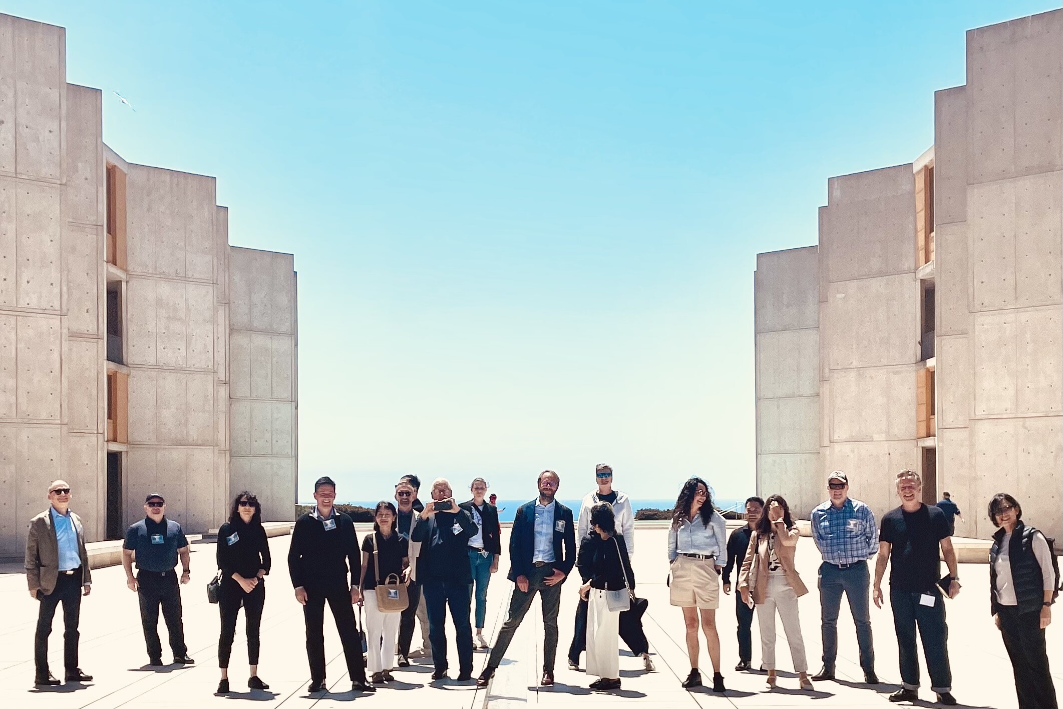 watg senior leaders in San Diego and the Salk Institute