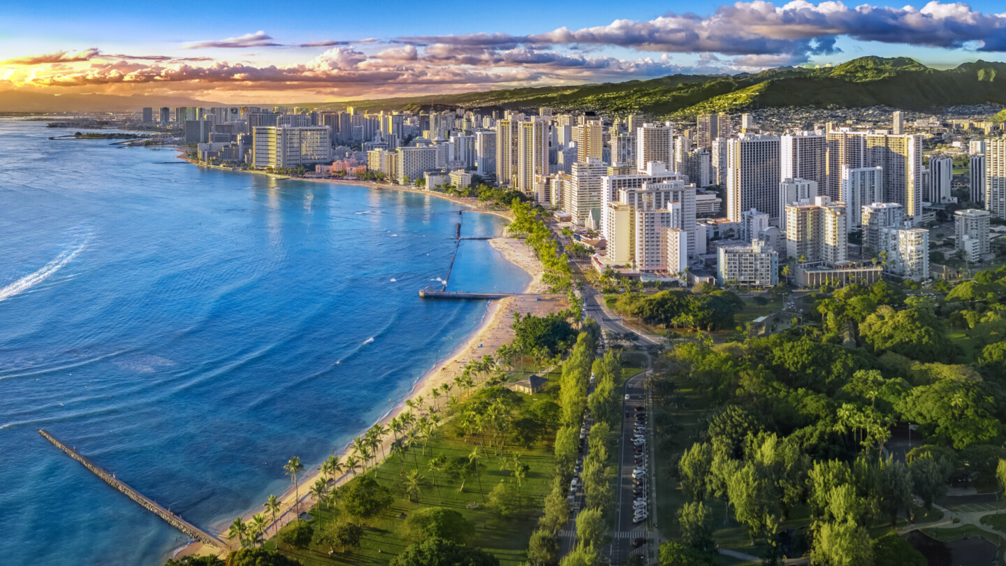 Honolulu Skyline, Hawaii