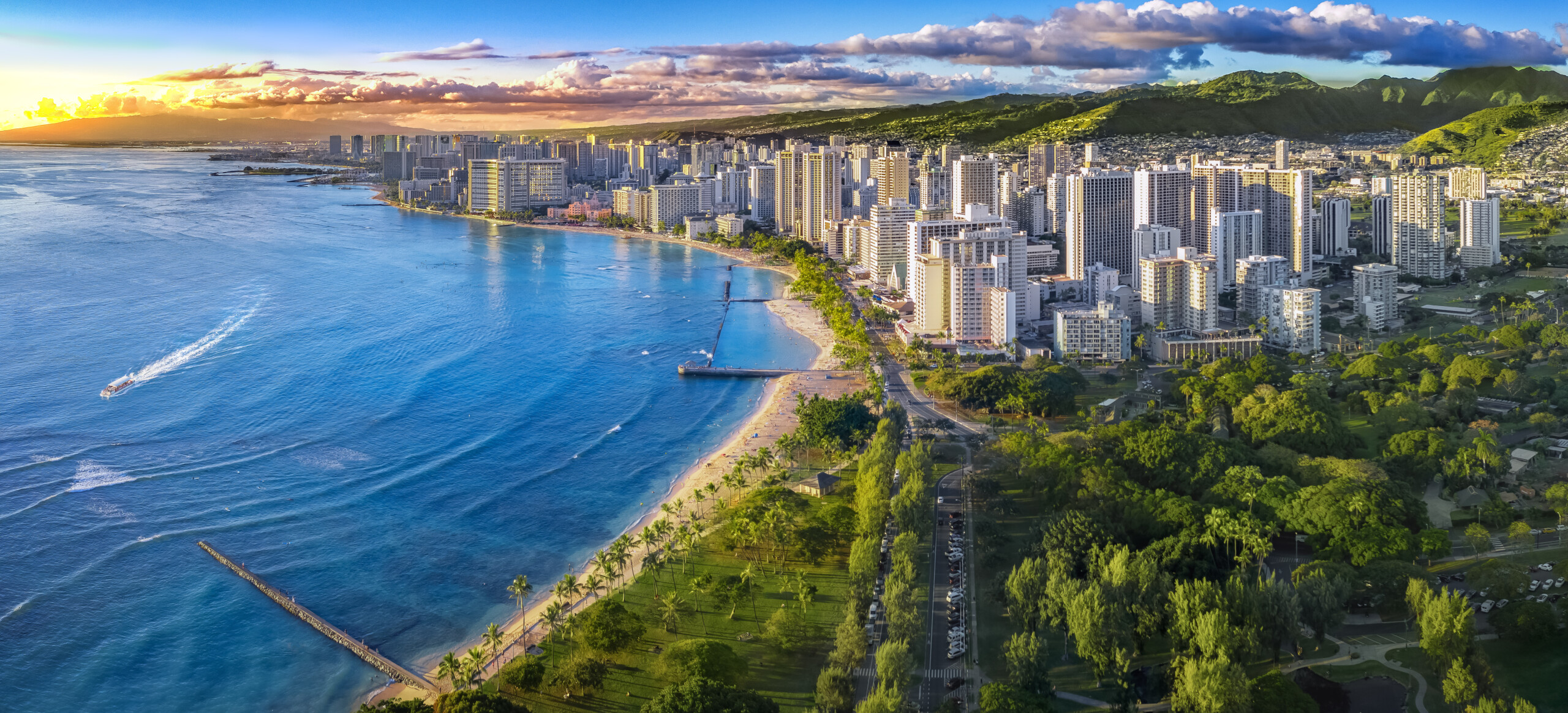 Honolulu Skyline, Hawaii