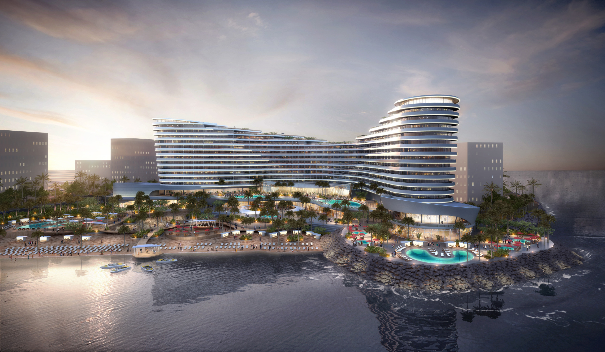 waldorf astoria lusail render