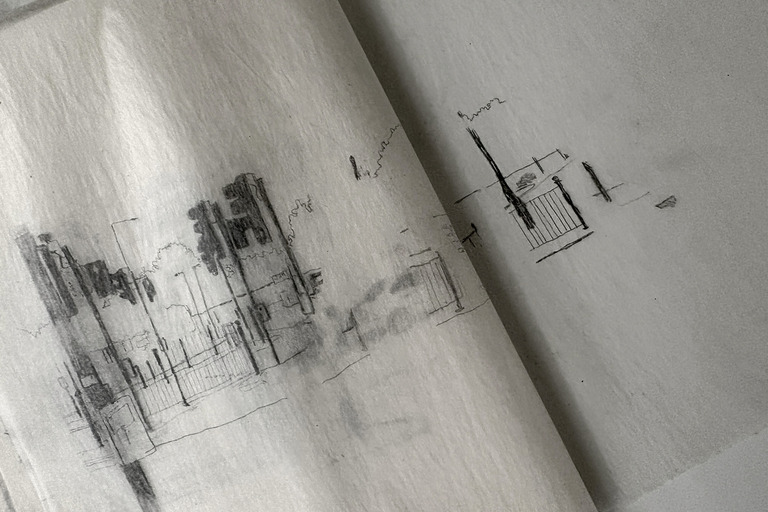 eleanor cardwell art layered tracing paper drawings - artists of watg
