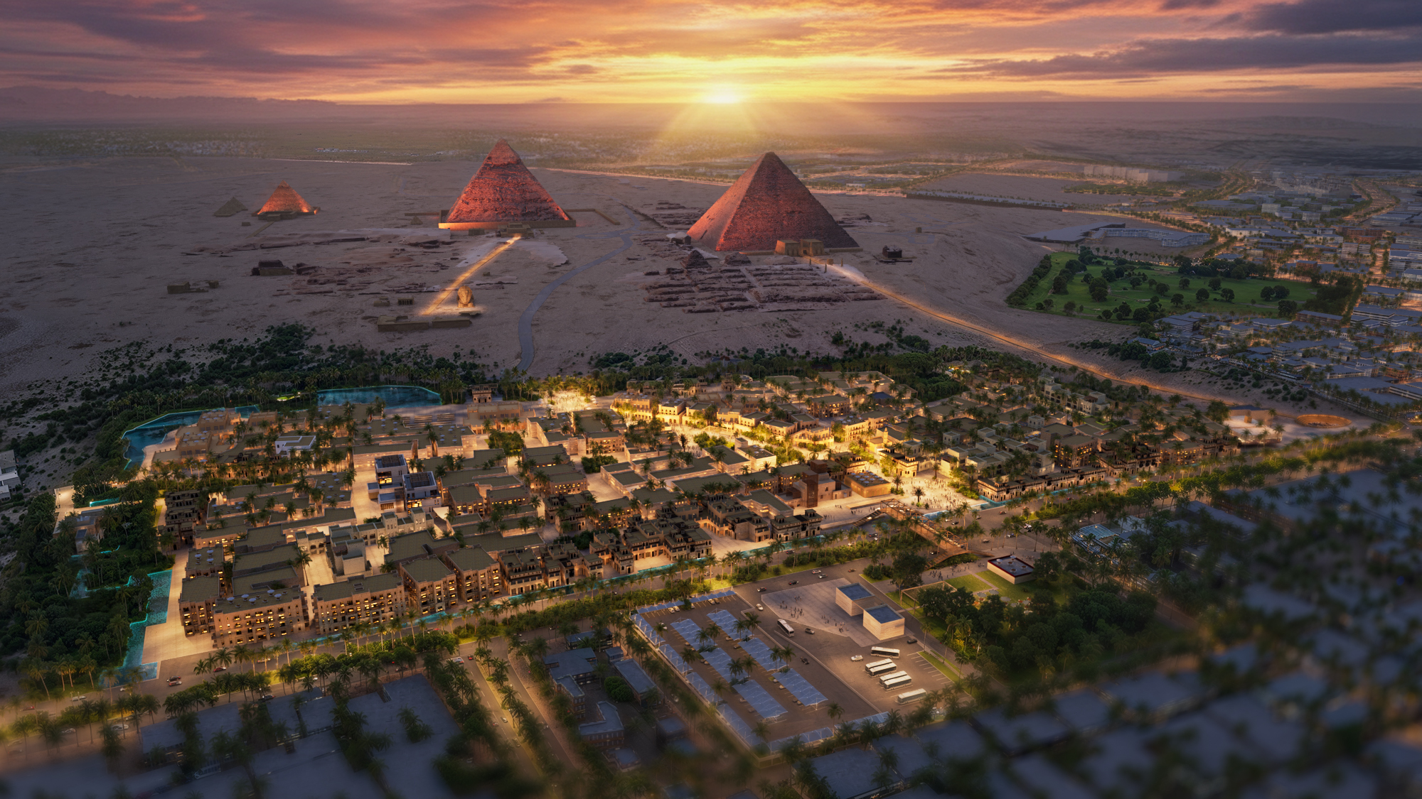 Giza Pyramids Master Plan