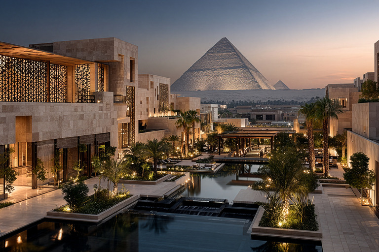 giza pyramids master plan - WATG global press