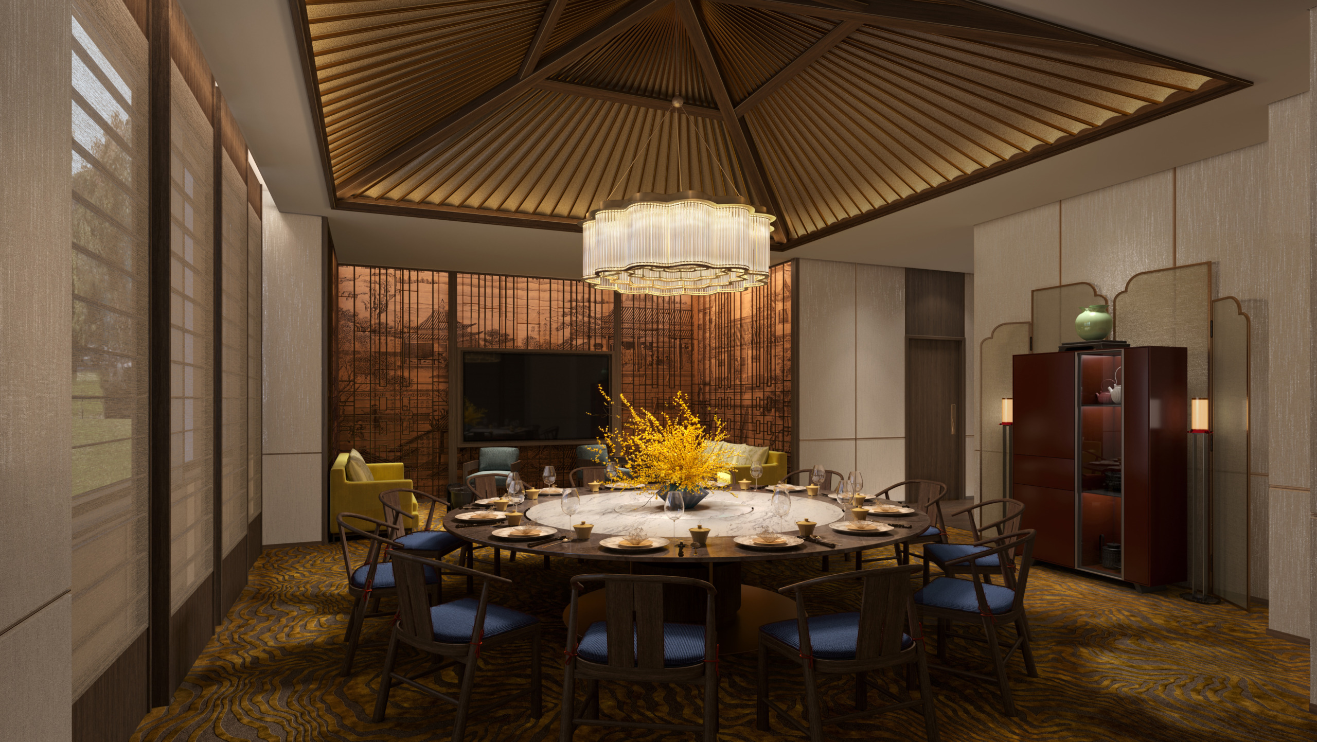 THE CHRYSANTHEMUM DINE CHINESE Dangkou Ancient Town Hotel Wuxi MGallery Collection, China